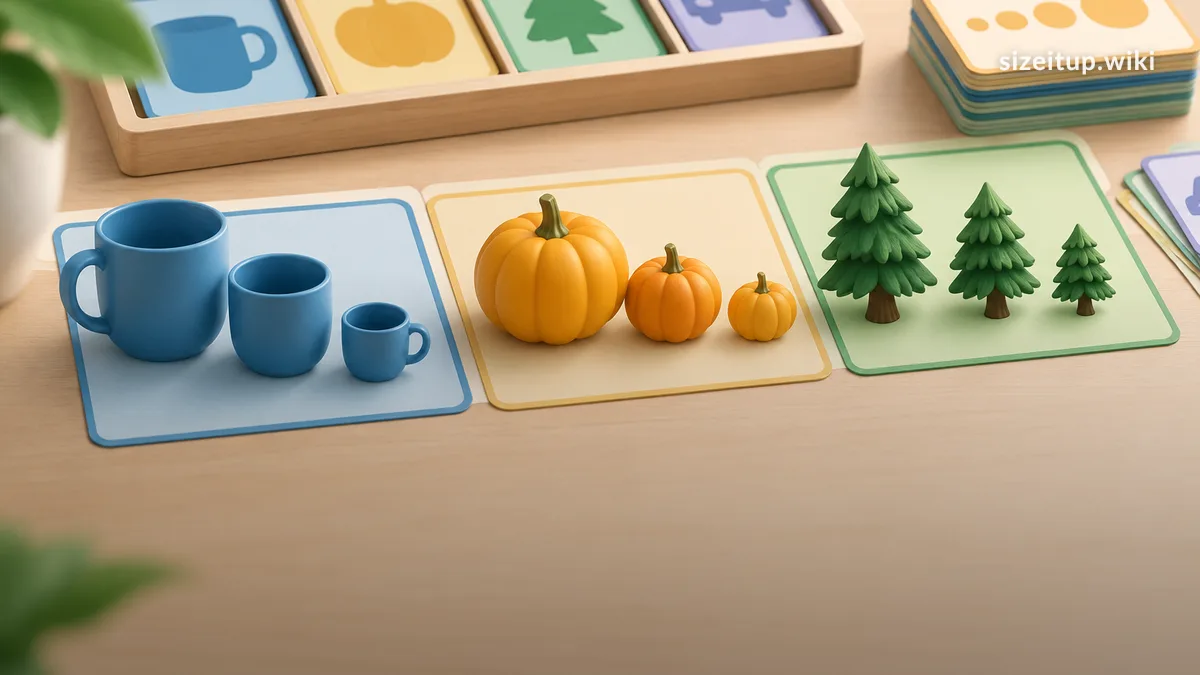 Size It Up Theme Patterns: Object Families and Difficulty Rhythm