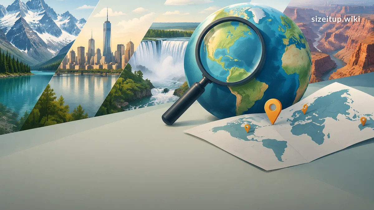 Size It Up Geography: Comparing Countries, Lakes, and Wonders